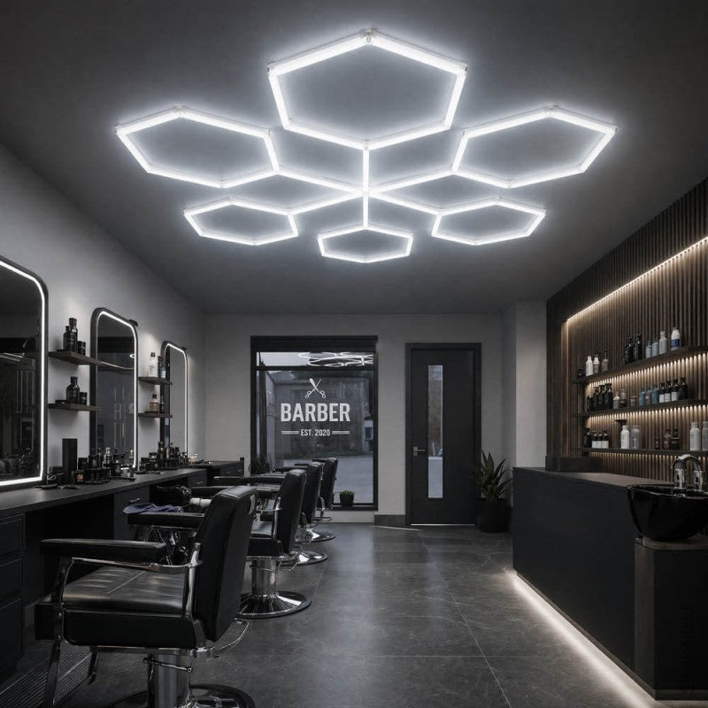 LED Hexagon Lights, 6HEX, 306W, White Light — image 2