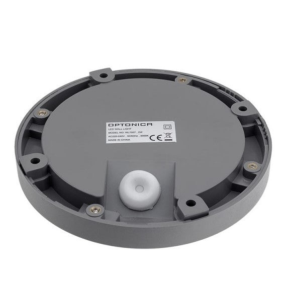 LED Step Light, Round, Grey, 2W, Neutral Light — image 3