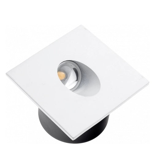LED Step Light, Square, White, 3W, Round, Warm Light — image 2