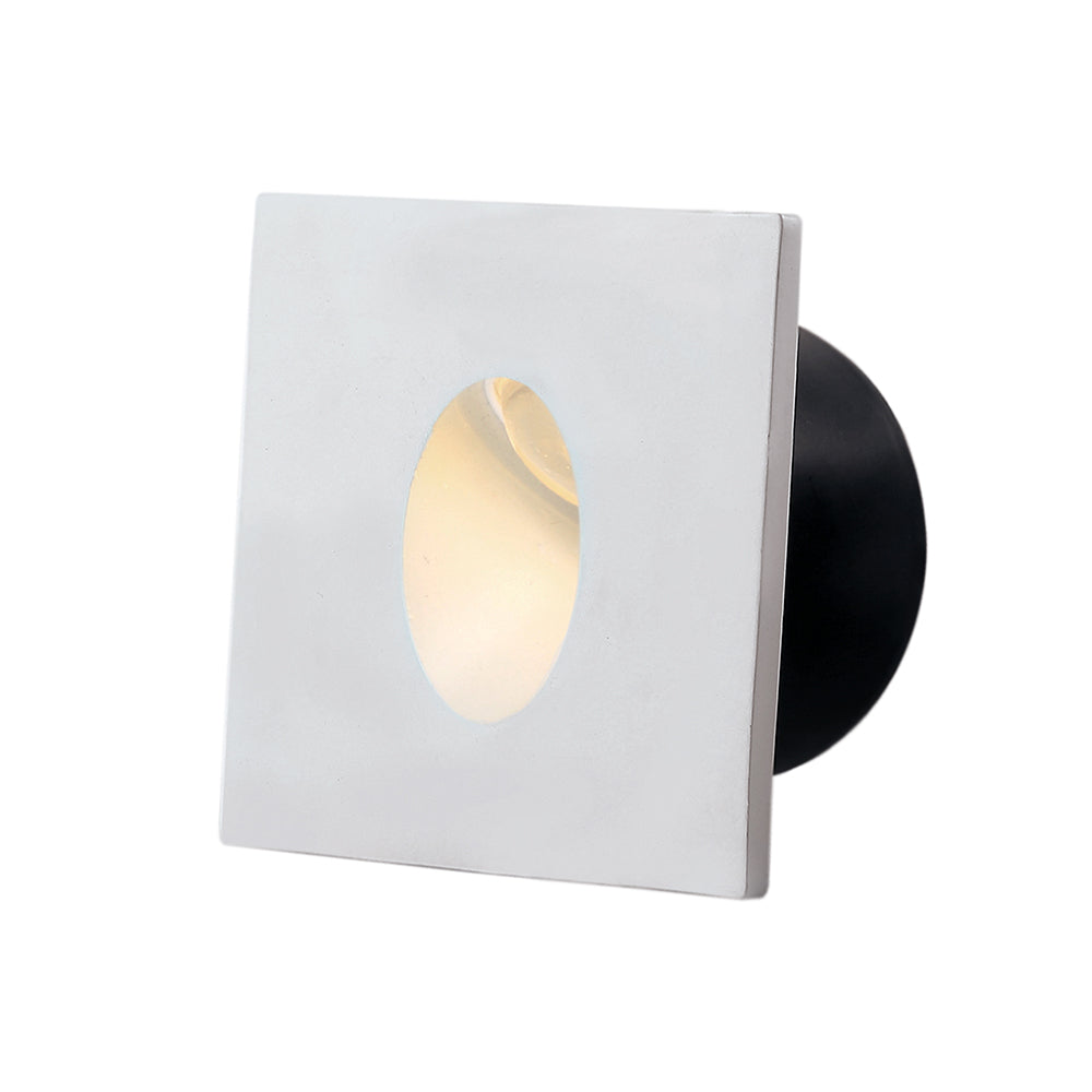 LED Step Light, Square, White, 3W, Round, Warm Light — image 1