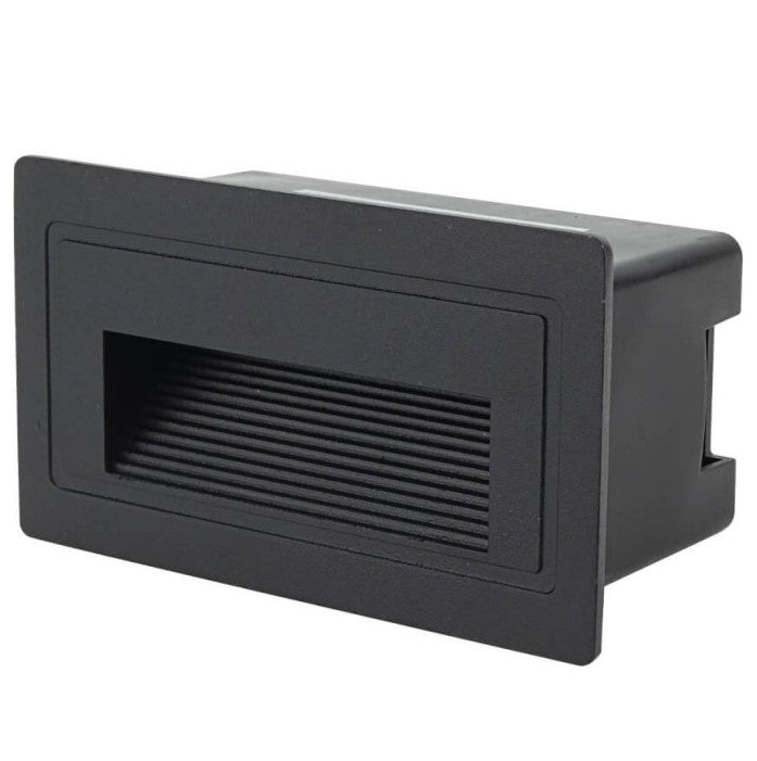 LED Step Light, Square, Black, 3W, Warm Light — image 3