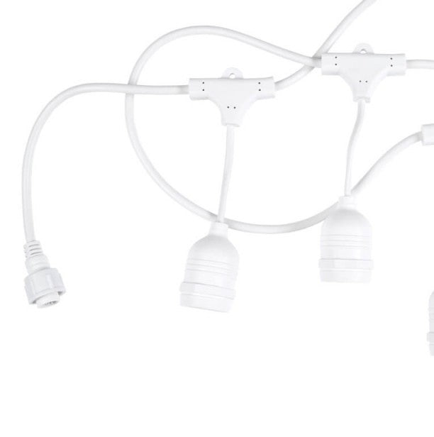 LED Outdoor String Light, White, 6m, 10Pcs., Suspended Sockets, without Bulbs — image 2