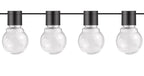 LED Outdoor Solar String Lights, Clear, G50, 7m, 20Pcs., Warm Light — image 1