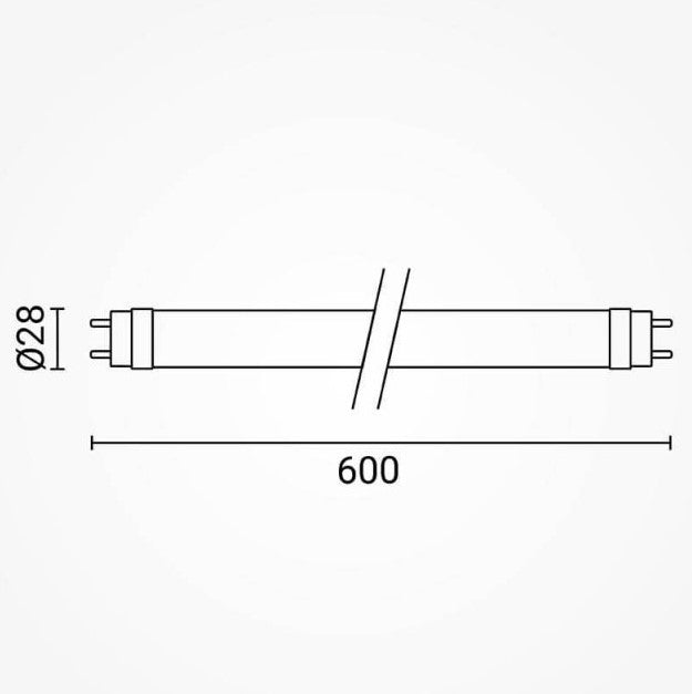 LED Tube T8 9W, 1260Lm, Rotatable, White Light — image 2