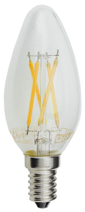 LED Bulb E14 C35 4W, White Light — image 1