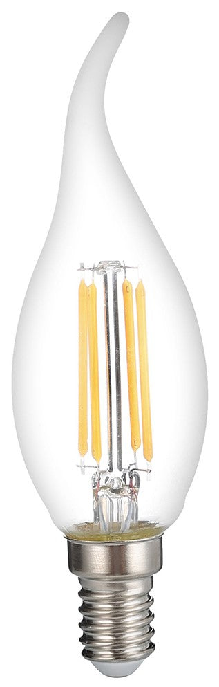 LED Bulb E14 C35 4W, Tip, Dimmable, Warm Light — image 1
