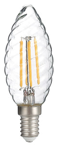 LED Bulb E14 C35 4W, Twist, Warm Light — image 1