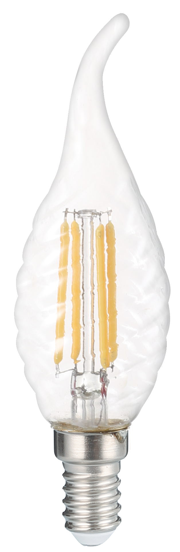 LED Bulb E14 C35 4W, Twist Tip, Warm Light — image 1