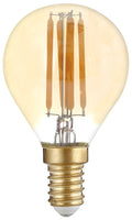 LED Bulb E14 G45 4W, Golden, Warm Light — image 1