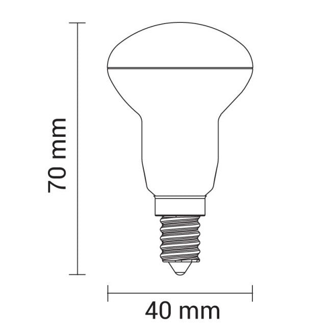 LED Bulb E14 R39 4W, Neutral Light — image 2