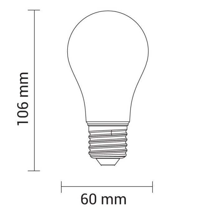 LED Bulb E27 A60 4W, Neutral Light — image 2