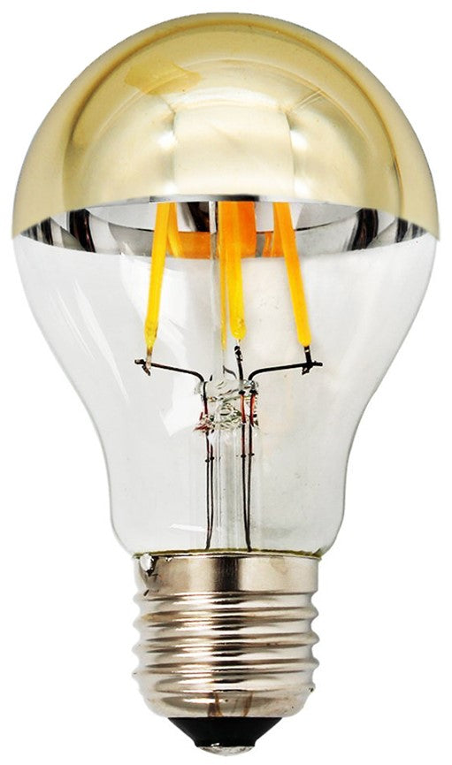 LED Bulb E27 A60 4W, Half Golden, Warm Light — image 1