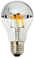 LED Bulb E27 A60 7W, Half Silver, Warm Light — image 1