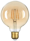 LED Bulb E27 G95 4W, Golden, Warm Light — image 1