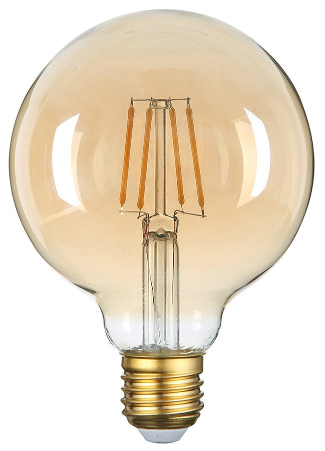 LED Bulb E27 G95 4W, Golden, Warm Light — image 1