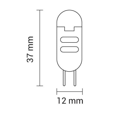 LED Spot G4 2W, 170Lm, Neutral Light — image 2