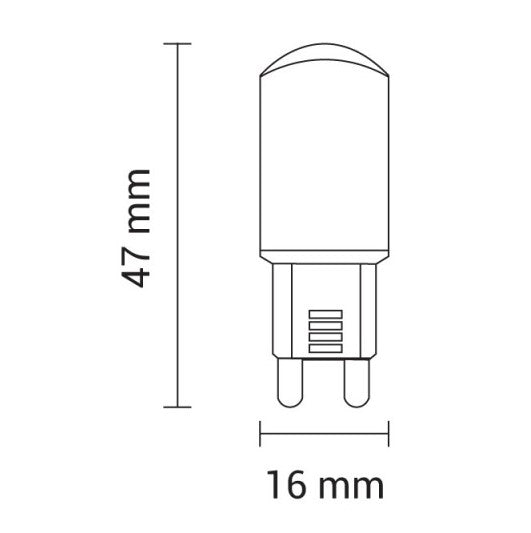 LED Bulb G9 3W, White Light — image 2