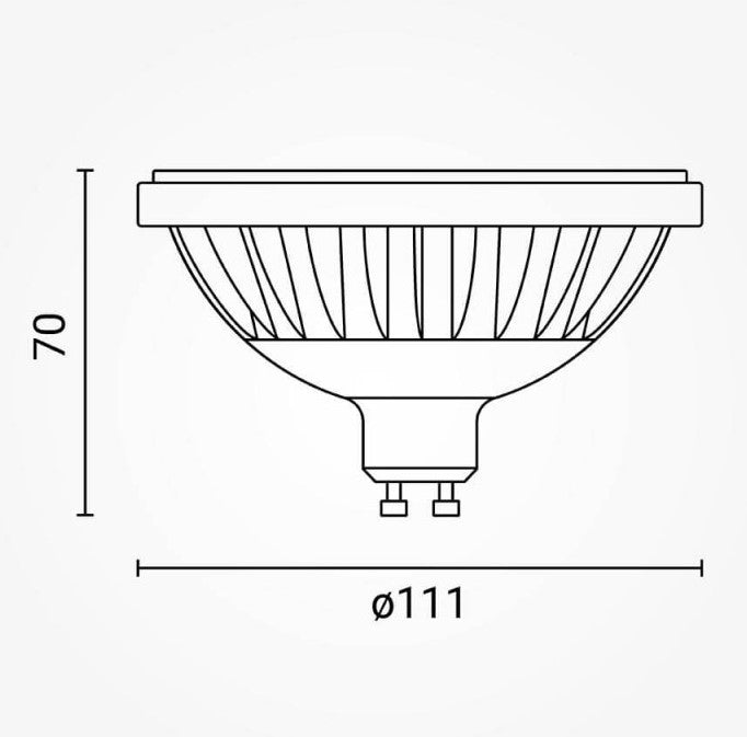 LED Bulb GU10 15W, Neutral Light — image 3