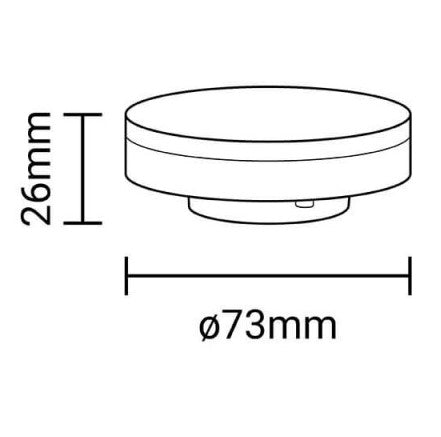 LED Bulb GX53 7W, White Light — image 2