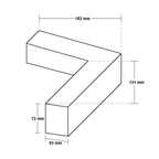 LED Linear L-Shape Connector, Slim, Linkable, 10W, White, Neutral Light — image 4