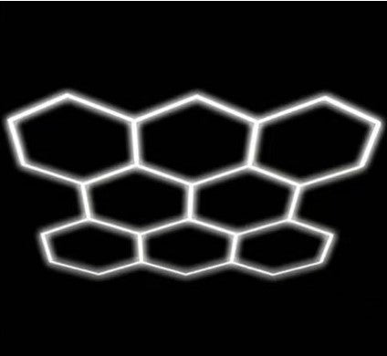 LED Hexagon Lights, 8HEX, 280W, White Light — image 2