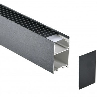 LED Plastic Linear Light, Black, 38W, CCT — image 2