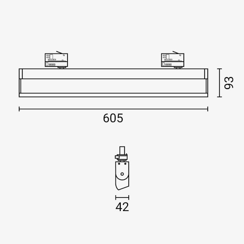 LED Linear Wallwasher For Tracks, 40W, 3600Lm, Neutral Light — image 5