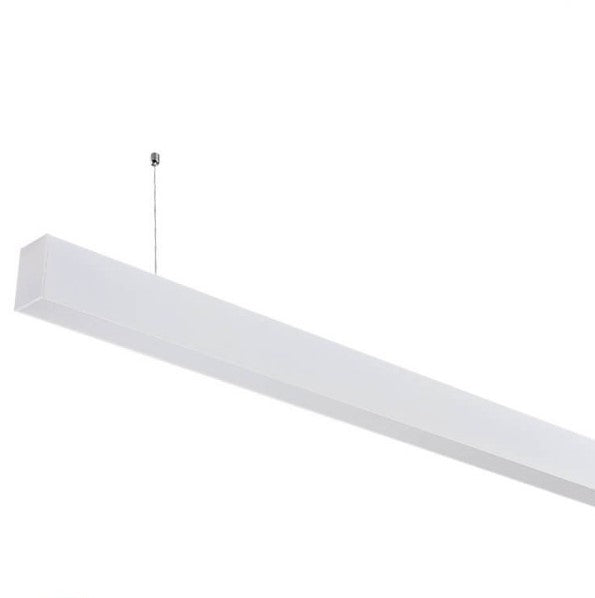 LED Linear Suspended Light, Linkable, 40W, White Body, 5 Years Warranty, White Light — image 2