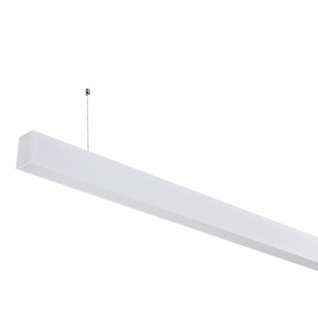 LED Linear Suspended Light, Linkable, 40W, White Body, 5 Years Warranty, Neutral Light — image 2
