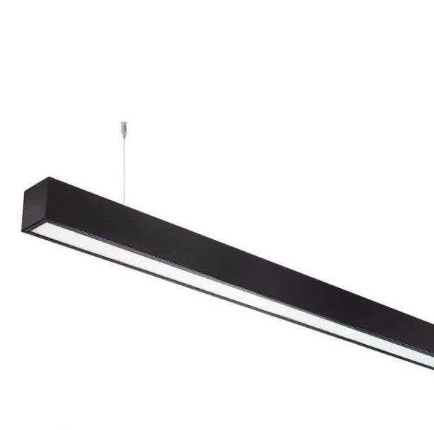 LED Linear Suspended Light, 40W, Black Body, 3 Years Warranty, Neutral Light — image 1