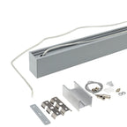 LED Linear Suspended Light, Linkable, 40W, Silver Body, 5 Years Warranty, White Light — image 3