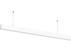 LED Linear Suspended Light, UP-Down, Non-Linkable, 50W, White Body, Neutral Light — image 1