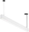 LED Linear Suspended Light, Linkable, 50W, White Body, Neutral Light — image 1
