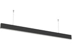 LED Linear Suspended Light, UP-Down, Non-Linkable, 50W, Black Body, Neutral Light — image 1