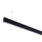 LED Linear Suspended Light, UP-Down, Non-Linkable, 50W, Black Body, Neutral Light — image 2