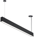 LED Linear Suspended Light, Linkable, 50W, Black Body, Neutral Light — image 1