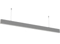 LED Linear Suspended Light, UP-Down, Non-Linkable, 50W, Silver Body, Neutral Light — image 1