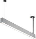 LED Linear Suspended Light, Linkable, 50W, Silver Body, Neutral Light — image 1