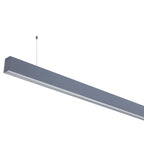 LED Linear Suspended Light, Linkable, 50W, Silver Body, Neutral Light — image 2