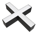 LED Linear X-Shape Connector, Slim, Linkable, 20W, Black, White Light — image 1
