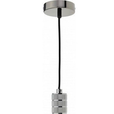 LED Vintage Pendant Light Holder, Chrome — image 2