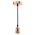 LED Vintage Pendant Light Holder, Satin Chrome — image 2