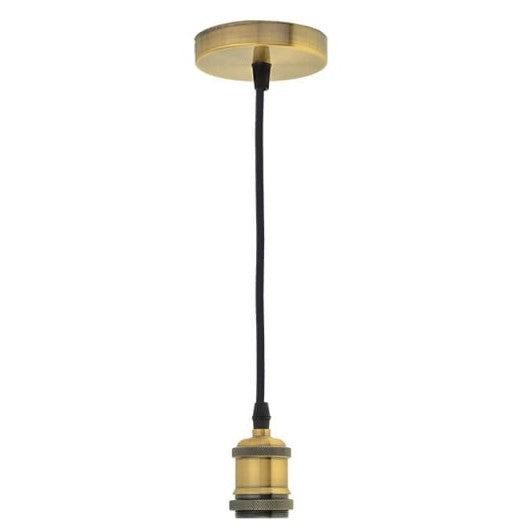 LED Vintage Pendant Light Holder, Silver — image 2