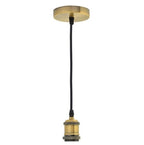 LED Vintage Pendant Light Holder, Silver — image 2