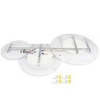 LED Ceiling Lamp, 106W, Sand Black, Warm Light — image 3