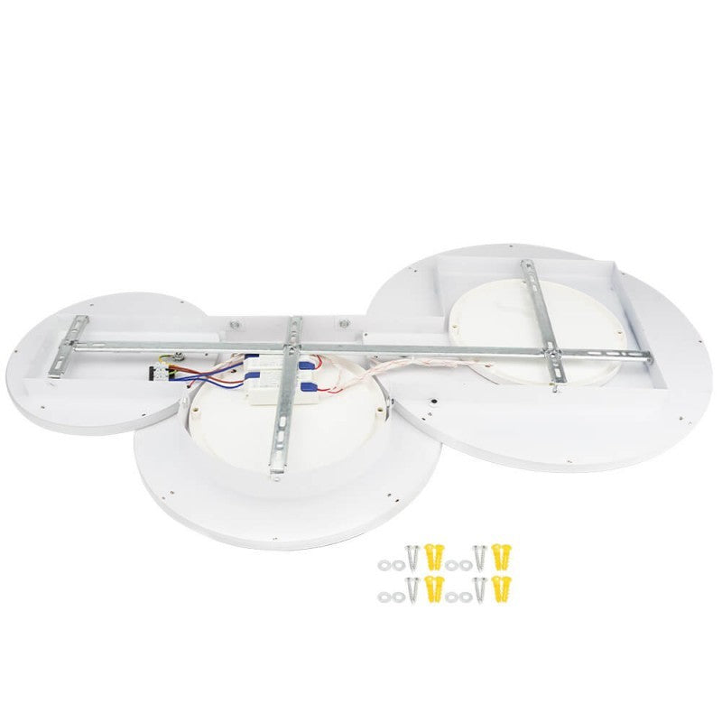 LED Ceiling Lamp, 106W, Sand Black, Warm Light — image 3