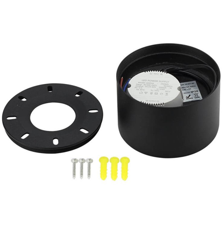 LED Downlight, 10W, Black, Neutral Light — image 2