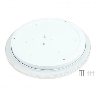 LED Ceiling Light, 12W, White/Silver, CCT Light — image 3