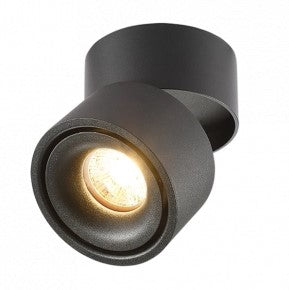LED Downlight, 12W, Black, Adjustable, Neutral Light — image 1