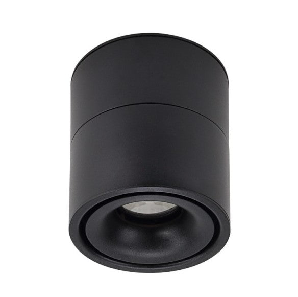 LED Downlight, 12W, Black, Adjustable, Warm Light — image 2